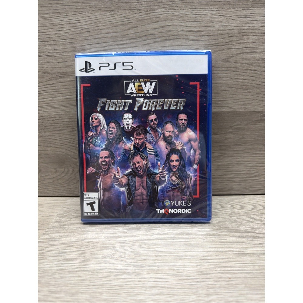 AEW All Elite Wrestling Fight Forever Sony PlayStation 5 - New/ Factory Sealed